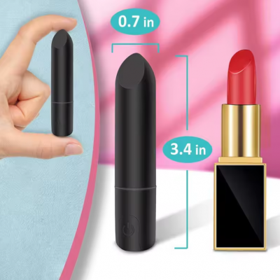 Portable Lipstick Vibrating Egg Female Masturbation Device Charging Bullet Vibrator