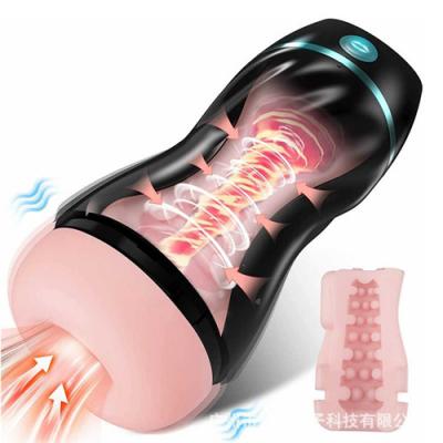 Deluxe Male Full-Automatic Masturbator Allow Suction Cup Vibration Adult Products Electric Anal Vibrating Masturbation Cup
