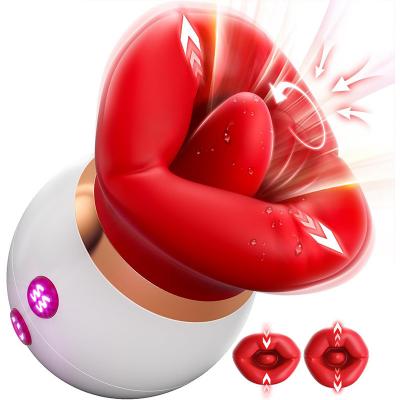 Vibrator Adult Sex Toys for Women - 3IN1 Mouth-Shaped Sucking Vibrator, 10 Tongue Licking 3 Sucking Nipples Anal Clit Sucker Vibrater, G Spot Vibrators Clitoral Stimulator Couples Sex Toys - 3IN1 Mout