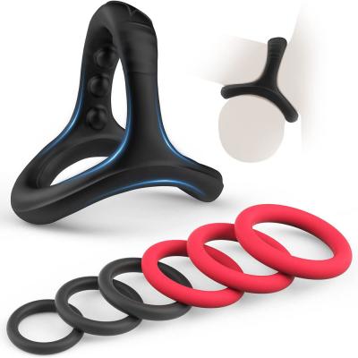Cock/Penis Rings Set with 7 Different Sizes for Erection Enhancing, Long Lasting Stronger Strechy Adult Sex Toys for Men or Couple