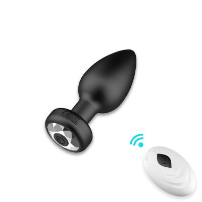 Anal Plug Adult Sex Toy,Adult Sex Toys and Games for Men Women,Wireless Remote Control 10 Frequency Vibration,Small Butt Plug for Female Male Prostate Massage Vibrating Anal Sex Toys for Men,Black