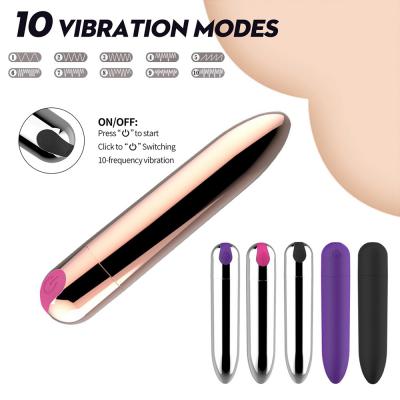 2024 Waterproof Mini Bullet Vibrator Made Sex Toy For Women USB Rechargeable 10 Vibration G Sport Portable Bullet Vibrating
